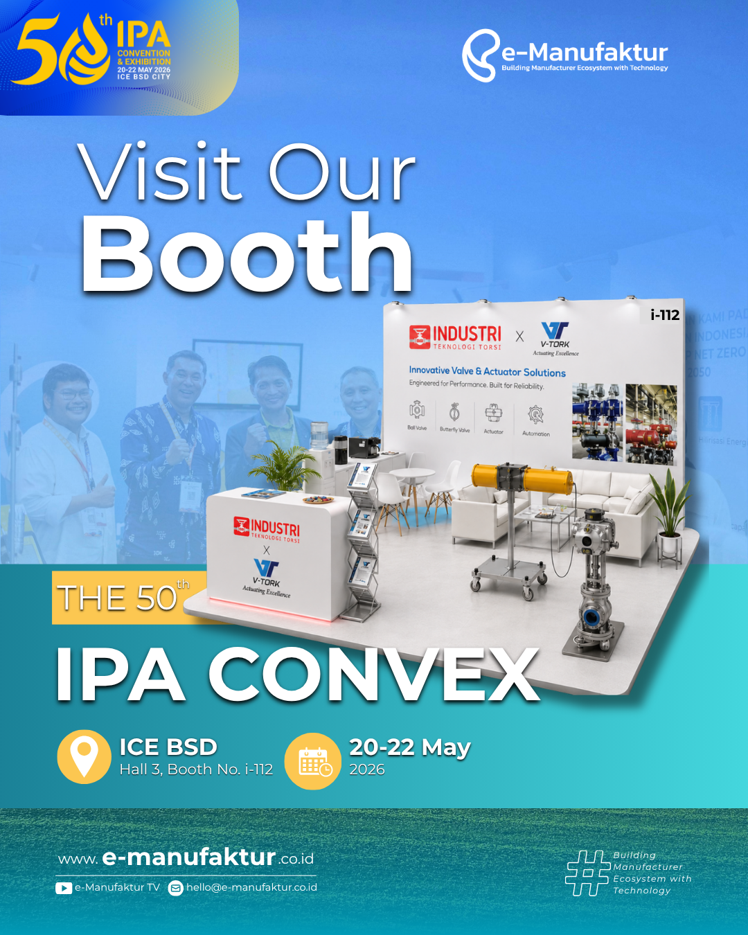 ITT–VTORK Tampilkan Inovasi Valve & Actuator di IPA Convex 2026