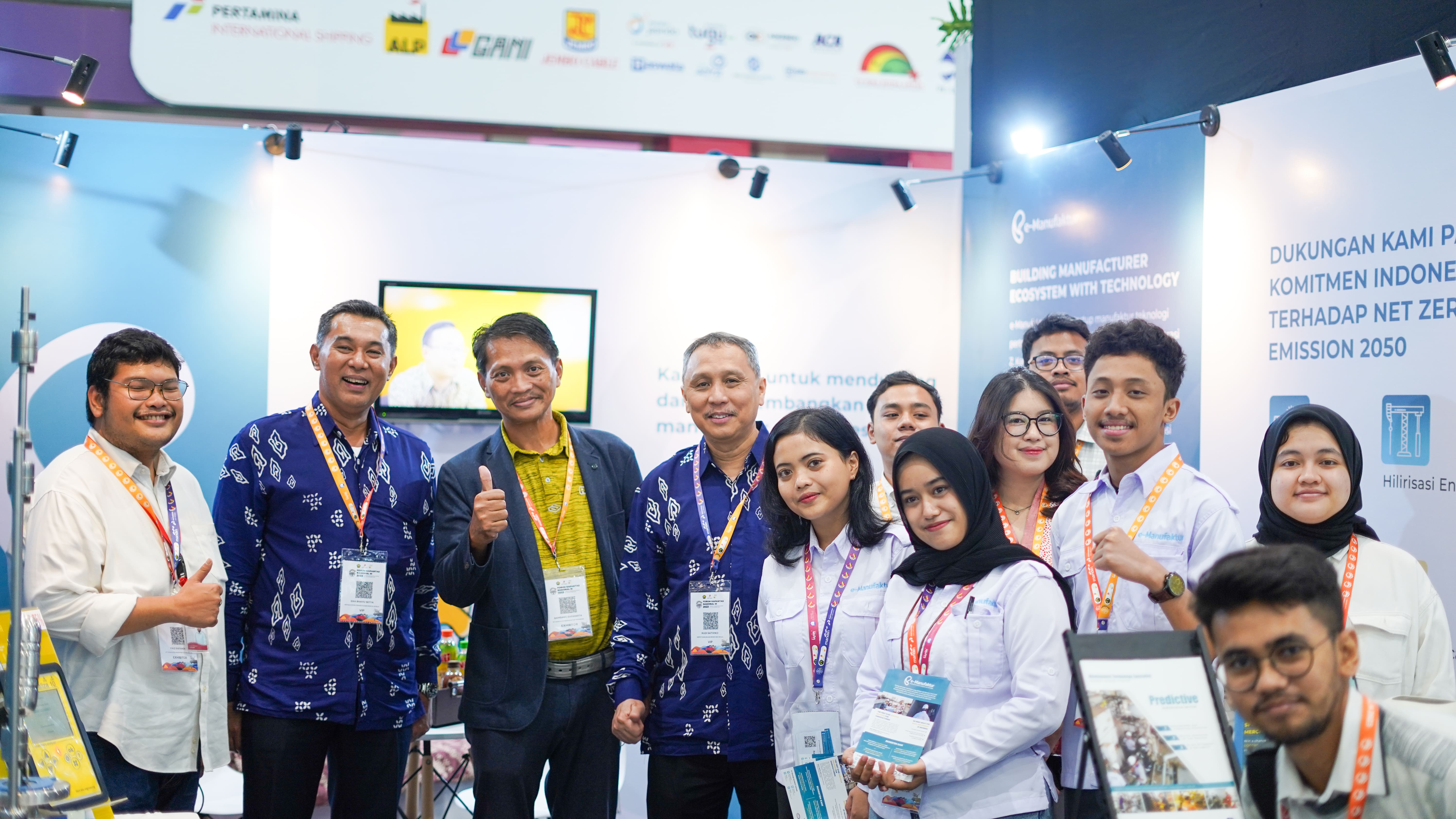 e-Manufaktur Perkenalkan Ekosistem Mitra Manufaktur TKDN di Forum Kapasitas Nasional III 2023