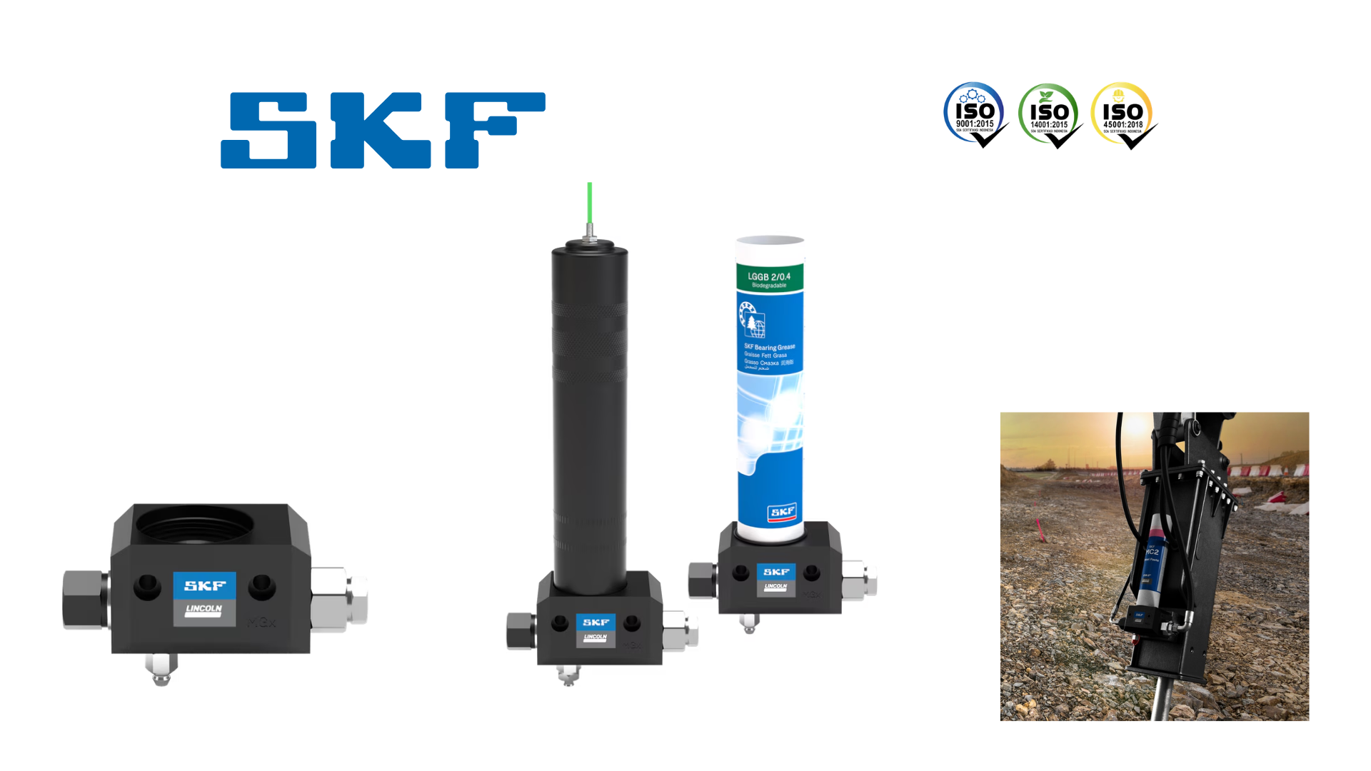 Hydraulically operated lubrication pump MGH